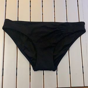 Black low-cut VS bikini bottoms